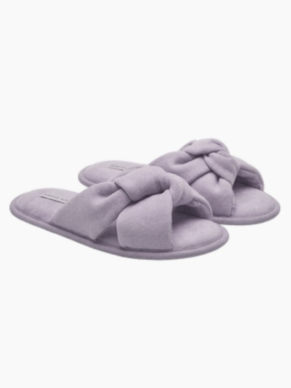 Rebecca Minkoff Knotted House Slippers - Lavender